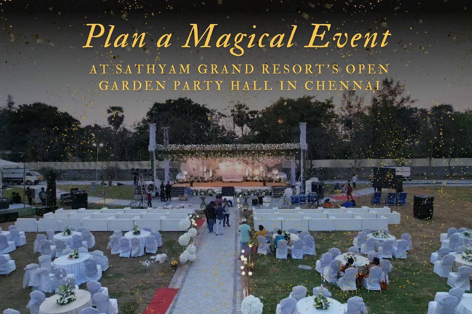 Open Garden Party Hall in Chennai
