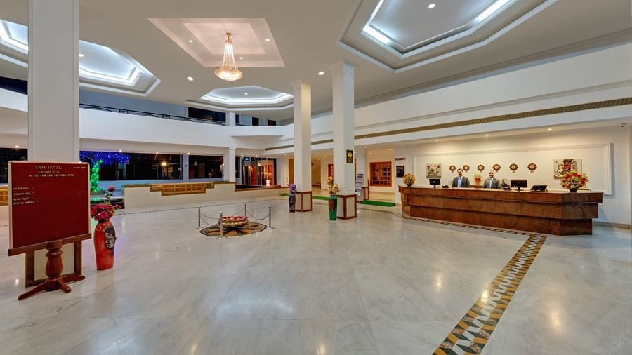 Reception area at SRM Hotel Tiruchirappalli- Hotel 