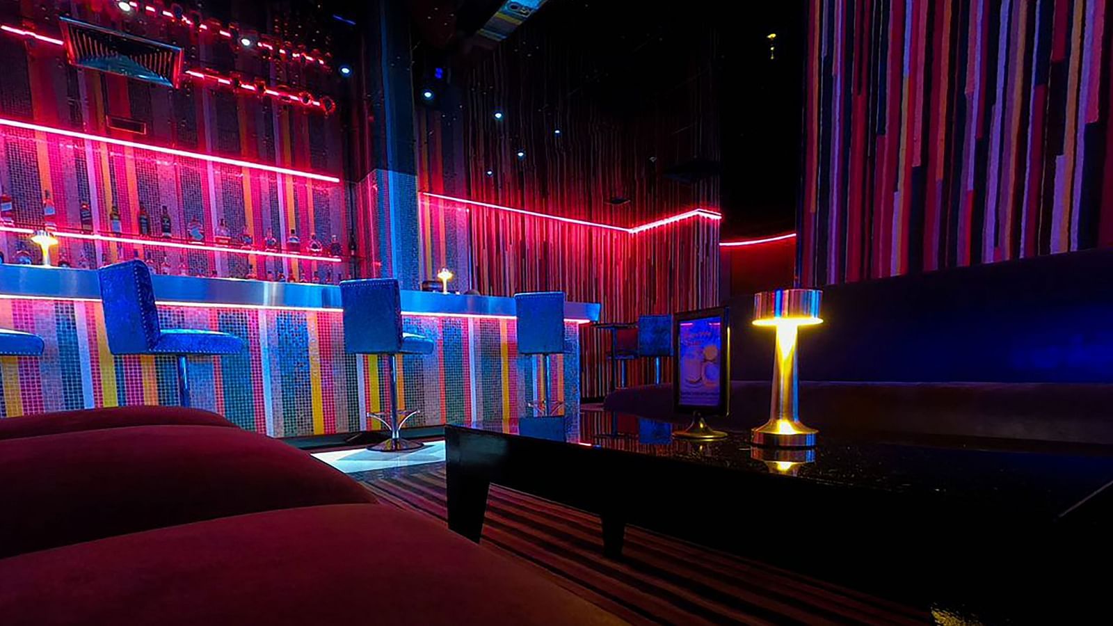 Interiors of the Flava Lounge Bar - Night Hotel Bangkok