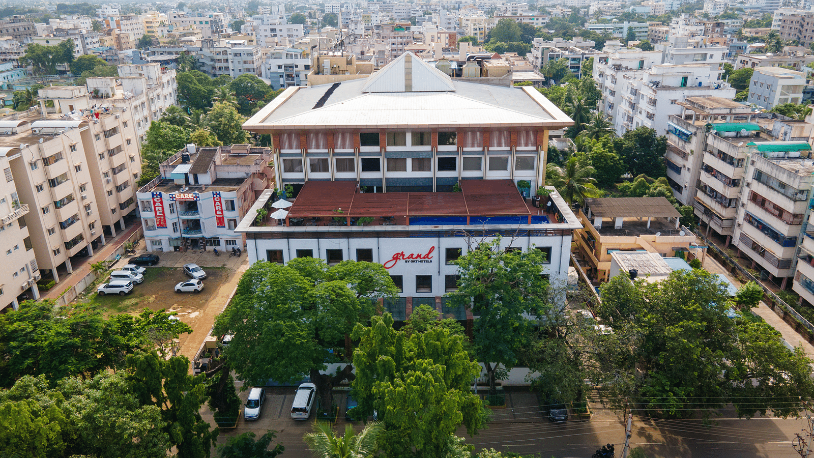 Aerial view of Grand Kakinada by GRT Hotels