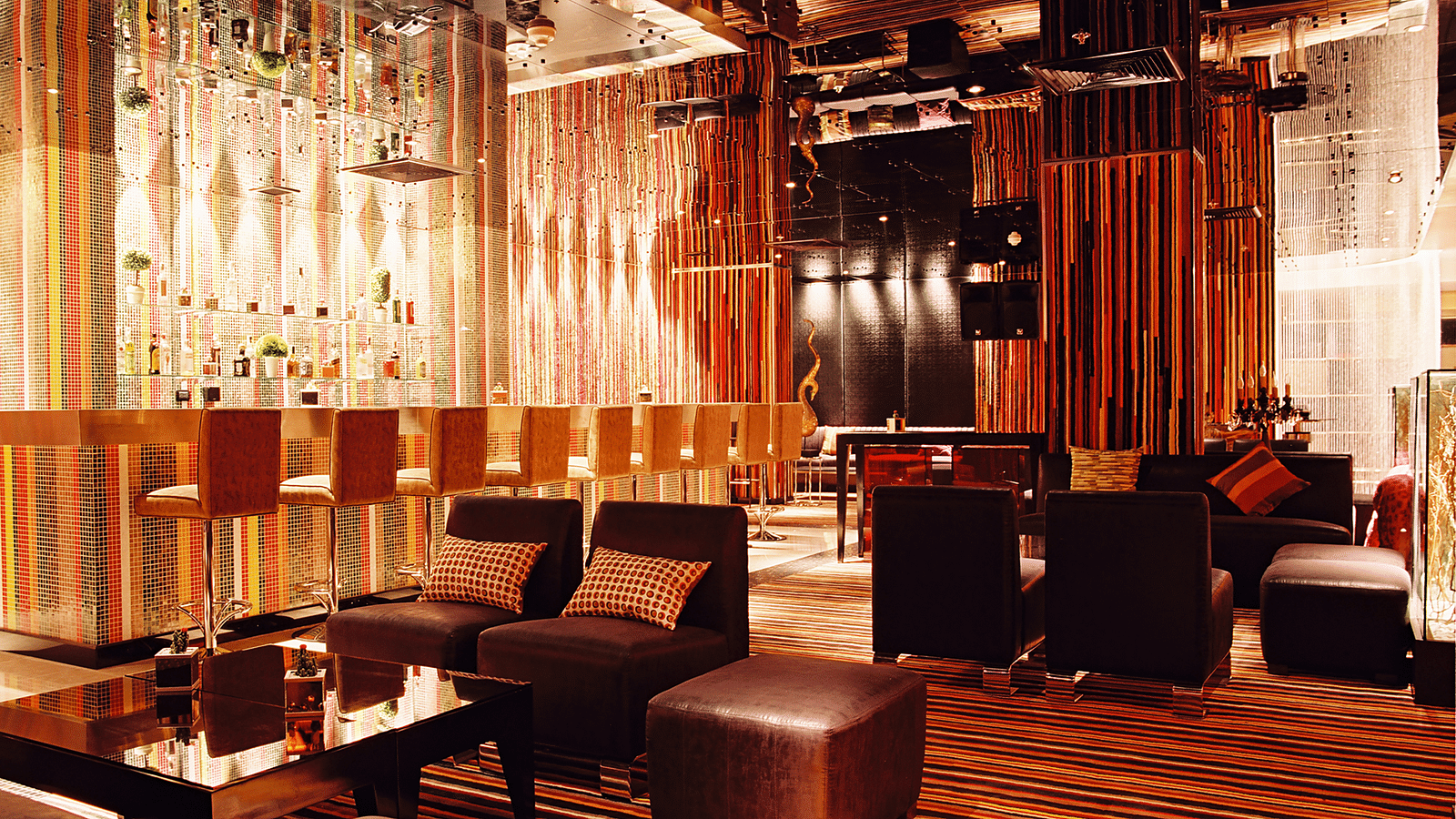 View of the interiors of Flava Lounge Bar - Night Hotel Bangkok