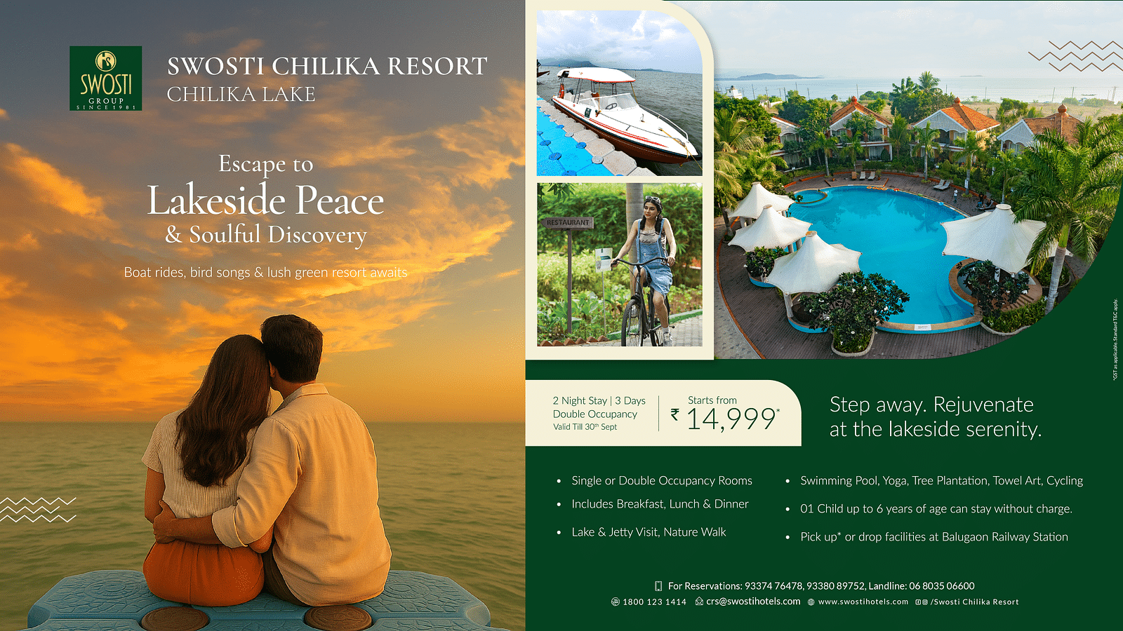 Swosti Chilika Resort 2Days3Night Package-03
