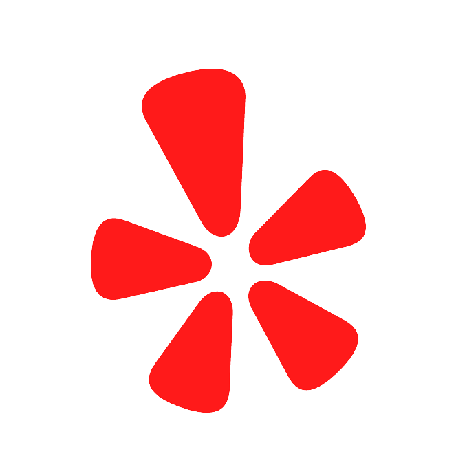 A logo representing the Yelp platform for customer reviews and business ratings.
