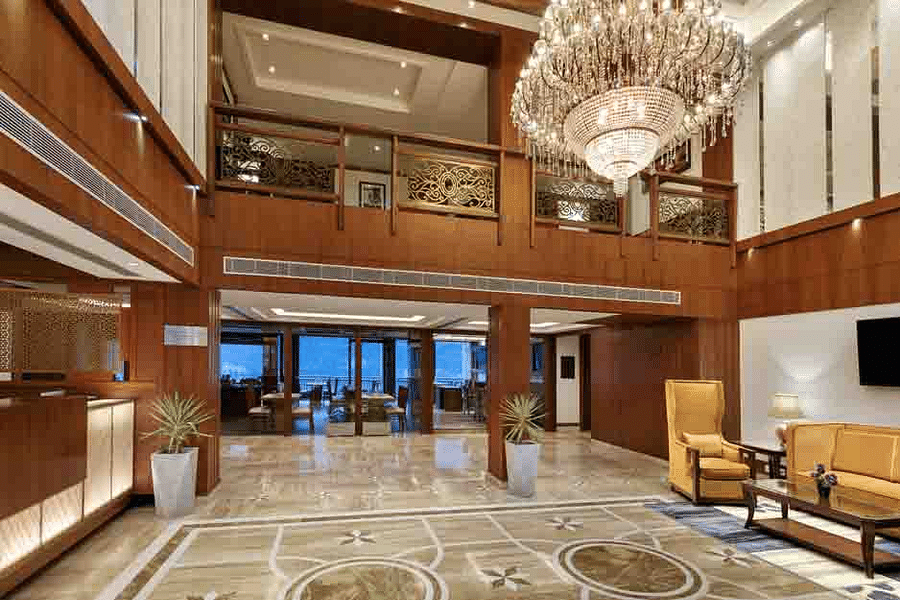 Lobby of The Orchid Hotel Manali