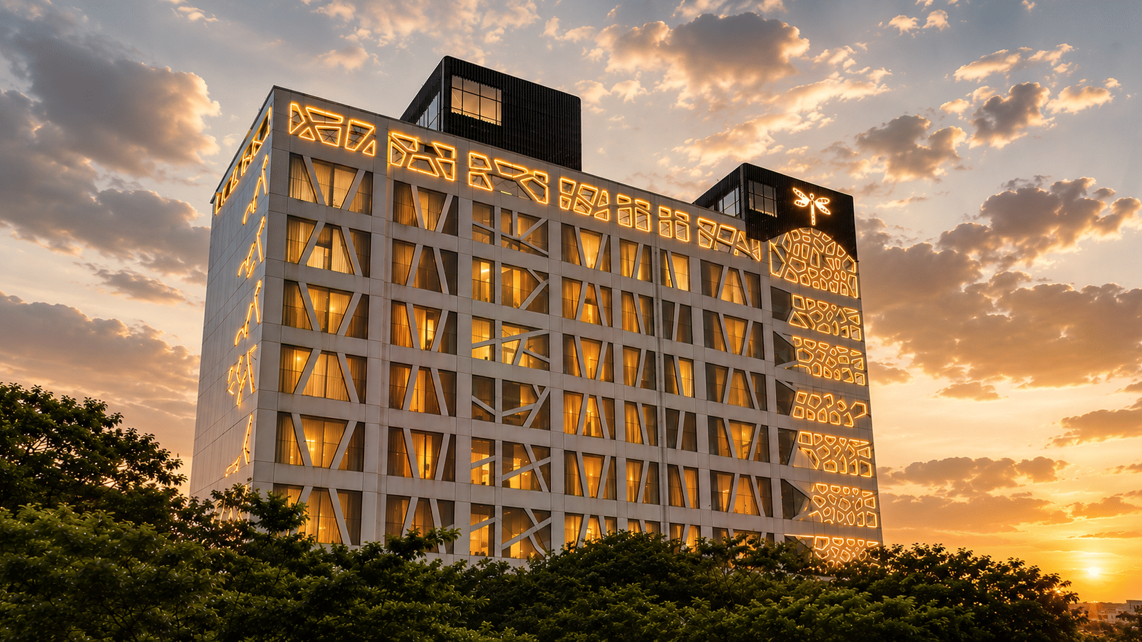 Dragonfly Hotel Facade