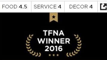 Times award - hablis hotel chennai creative