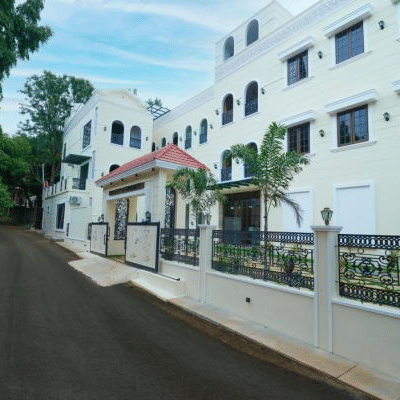 Facade view of Grandeur Suite with a living & bed room at MGM Whispering Meadows (Residency).