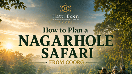How to plan a Nagarhole safari from Coorg—featuring a Tiger and jeep safari