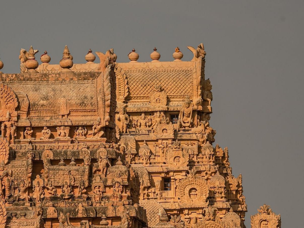 Temple with intricate carvings 