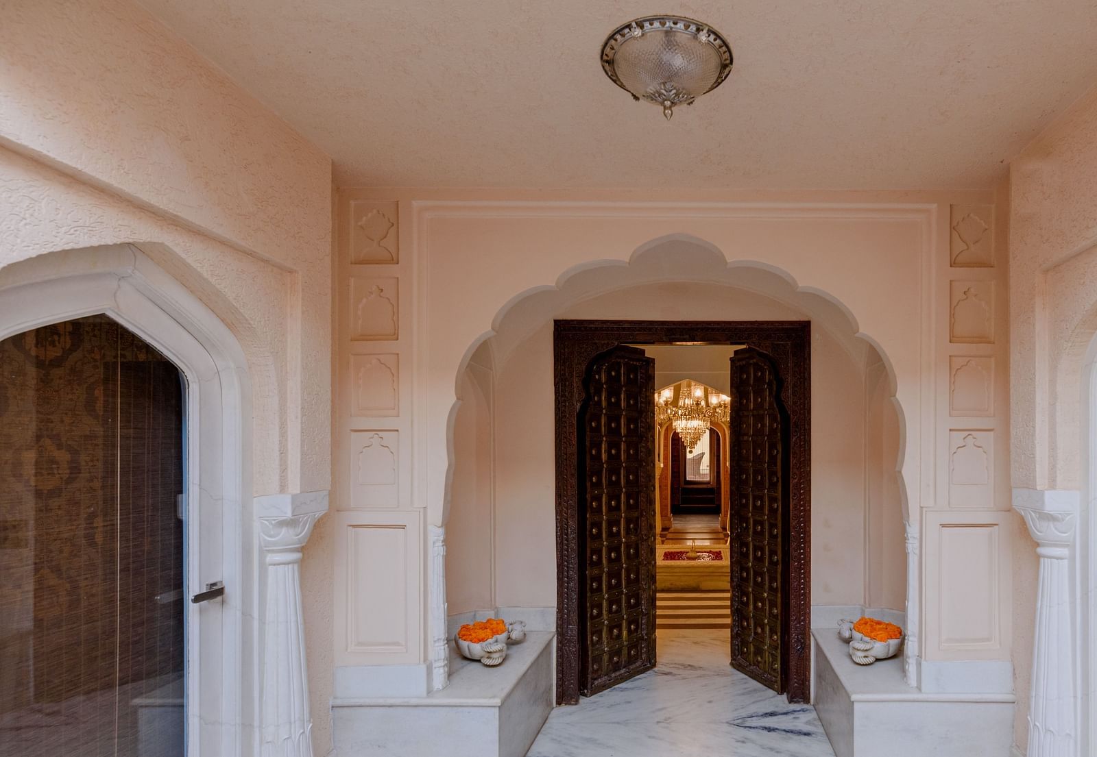 Rich Interiors in Surya Haveli Jaipur