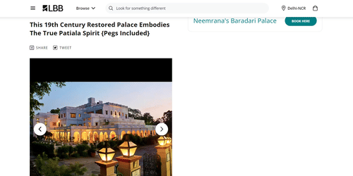 This 19th Century Restored Palace Embodies The True Patiala Spirit Pegs Included