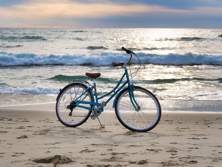 bicycle on the beach