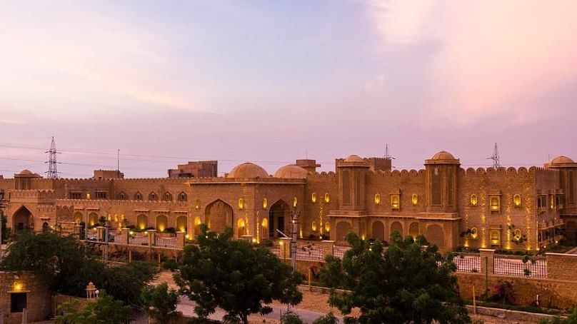 Facade at Sairafort Sarovar Portico Jaisalmer Hotel Palace in Jaisalmer
