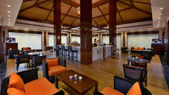 Seating arrangements inside Float - The Ananta Udaipur