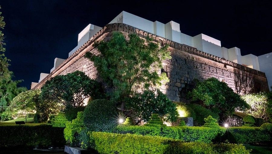 Facade of Fort Jadhavgadh  Heritage hotel in Jadhavgadh 1