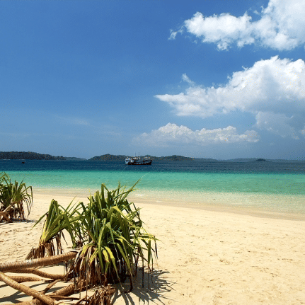 Jollybuoy Island in Andaman and Nicobar Islands