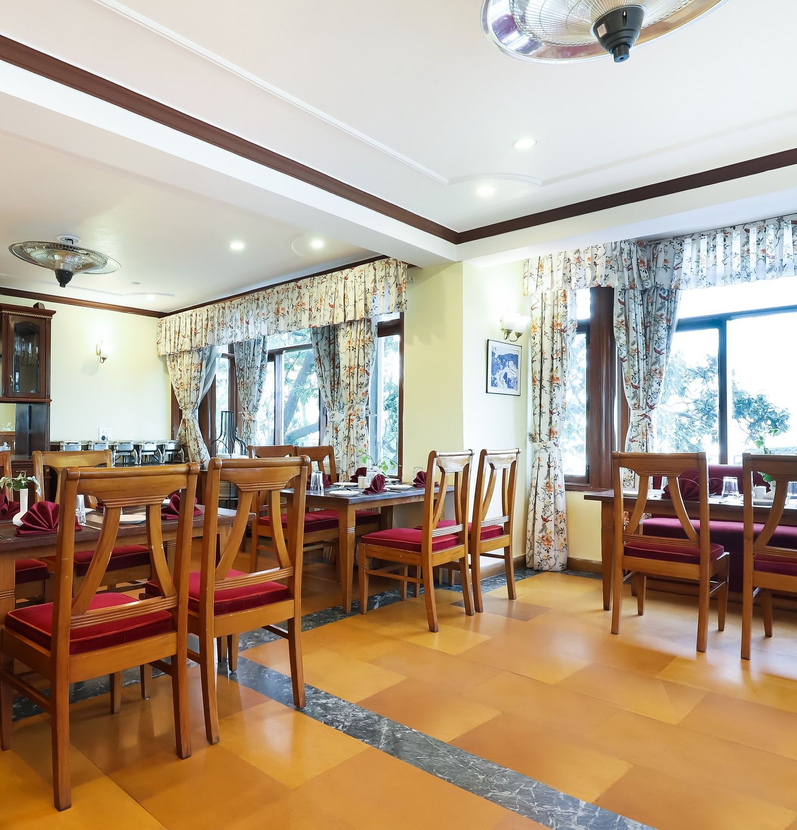 Green Leaf Restaurant at Summit Le Royale is a global cuisine restaurant in Shimla