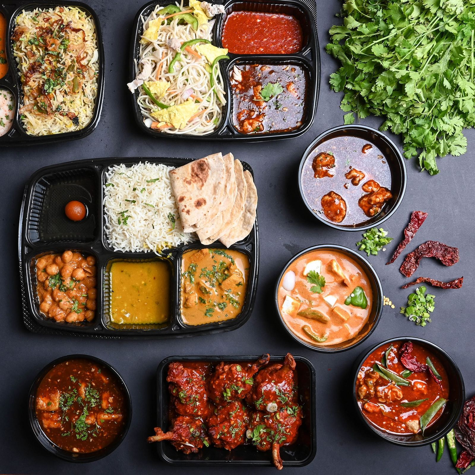 An image of scrumptuous meal from different cuisines | Diamond Parks, Pune