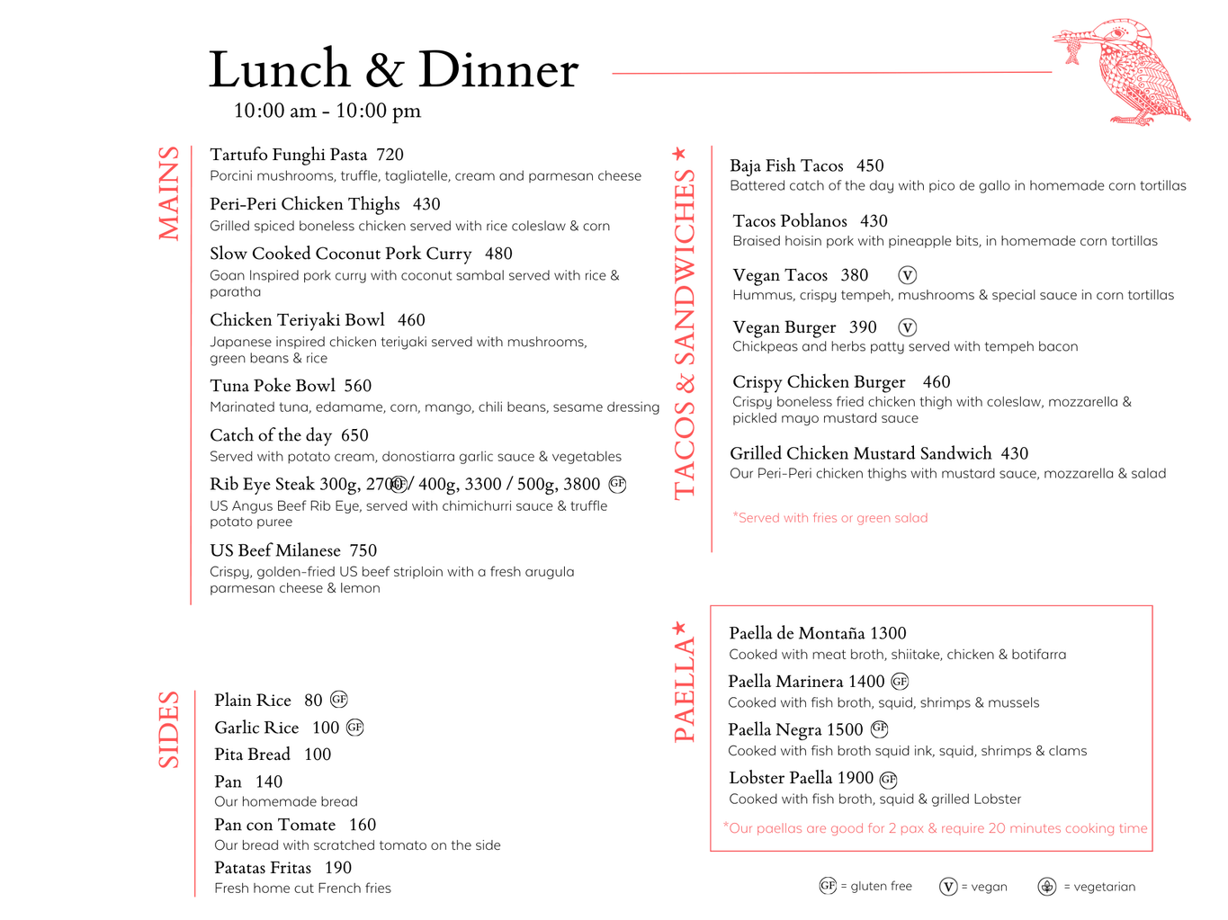 4Lunch & Dinner 2025