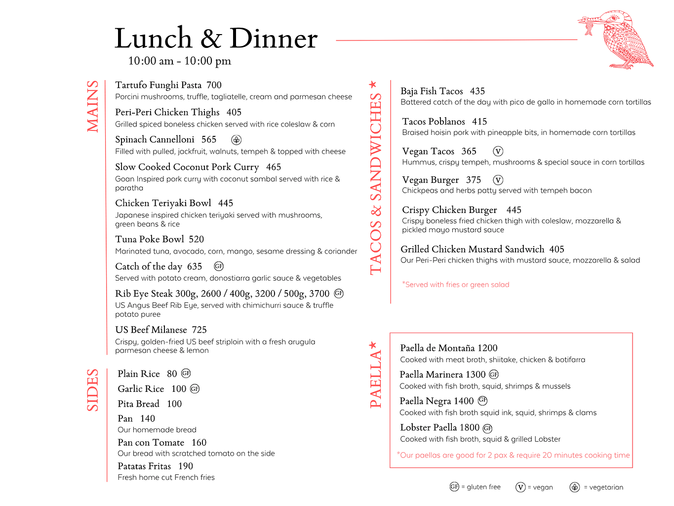 4Lunch & Dinner 2025