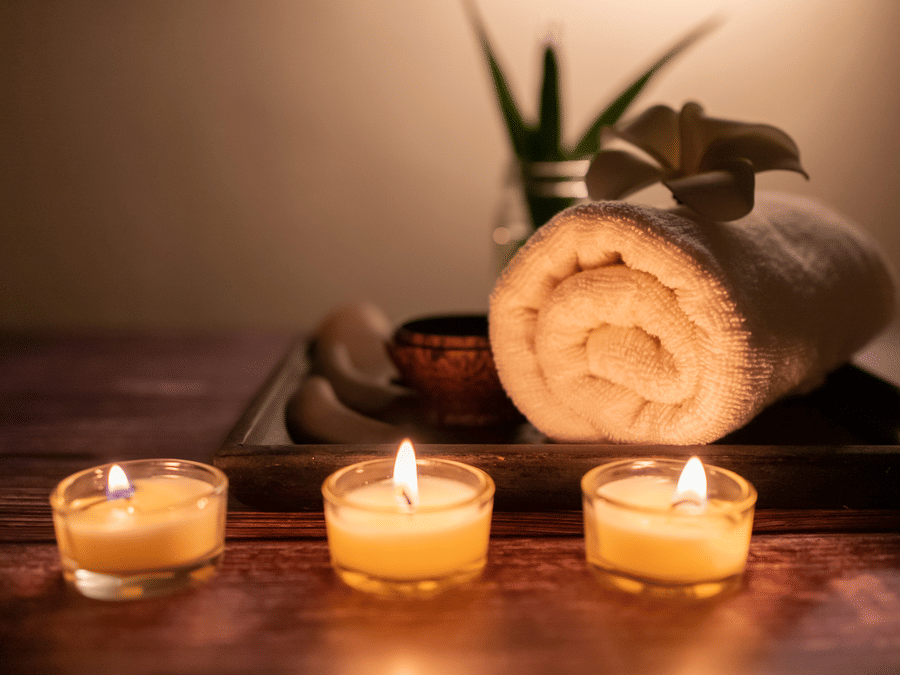 Serene spa experience at The Ummed Ahmedabad with warm ambiance and premium amenities.