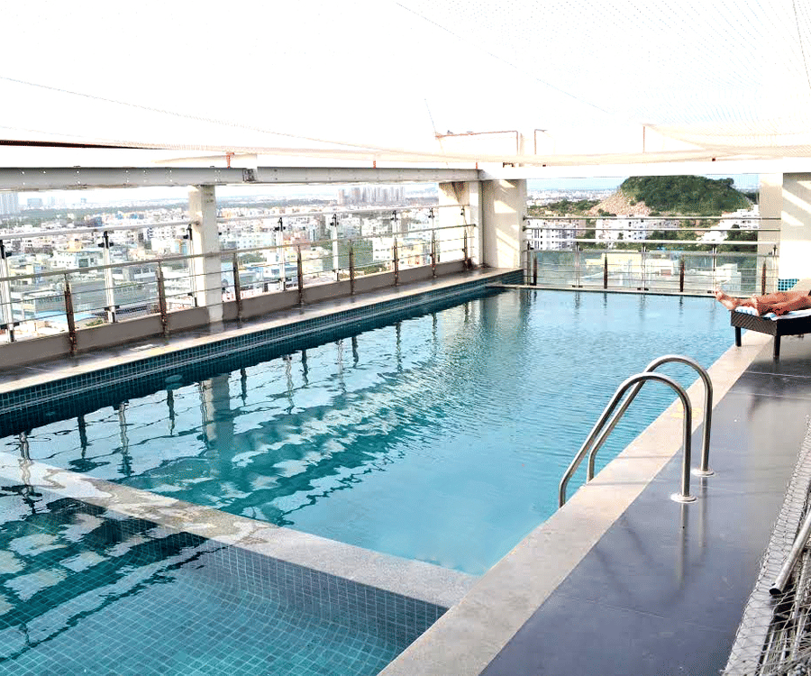Swimming pool at Daspalla Hotel Hyderabad 1 c7xmzv