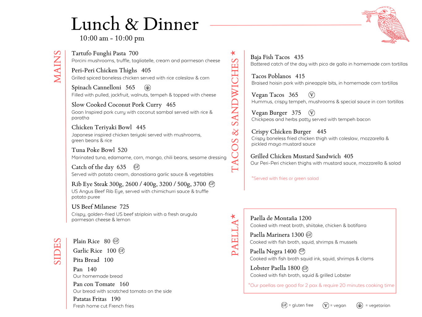 4Lunch & Dinner 2025