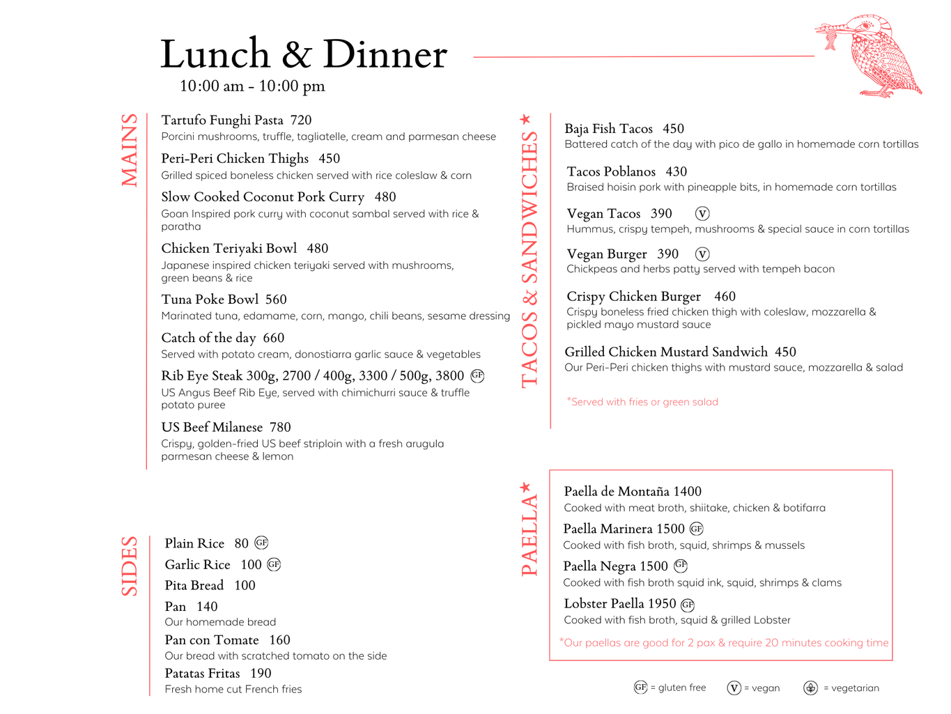 4Lunch & Dinner 2025