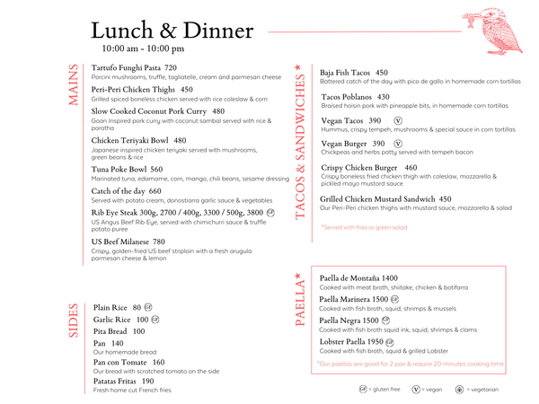 4Lunch & Dinner 2025