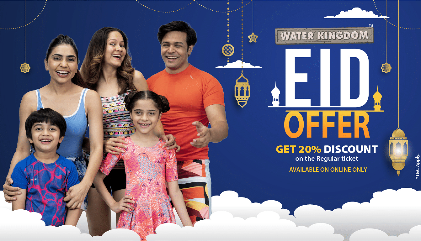 Eid Offer creative - Offer valid from 30th March to 6th April, 2025 featuring a group of people posing