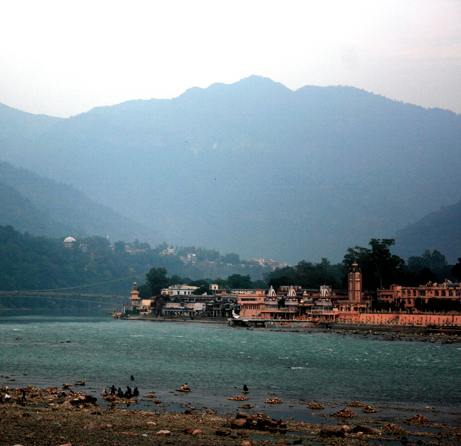 Rishikesh Ghat and Ram Jhulla 