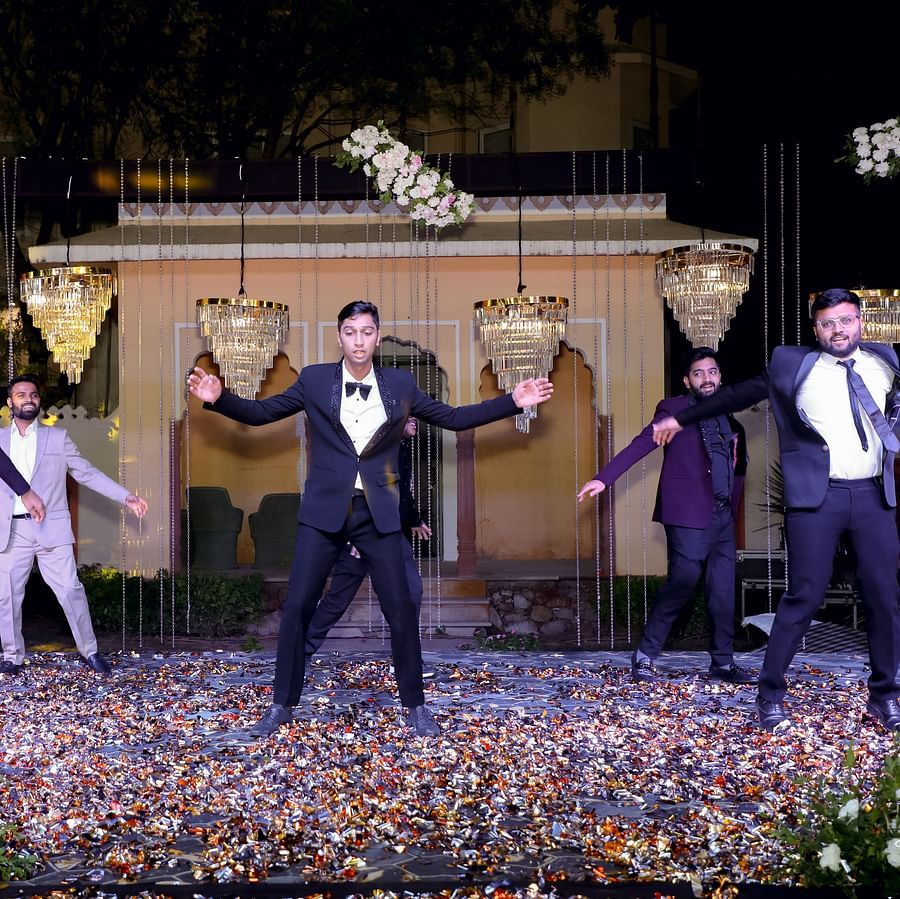2 - Sangeet at Lawns- Destintation Wedding in Jaipur - Hotel Umaid Palace 2