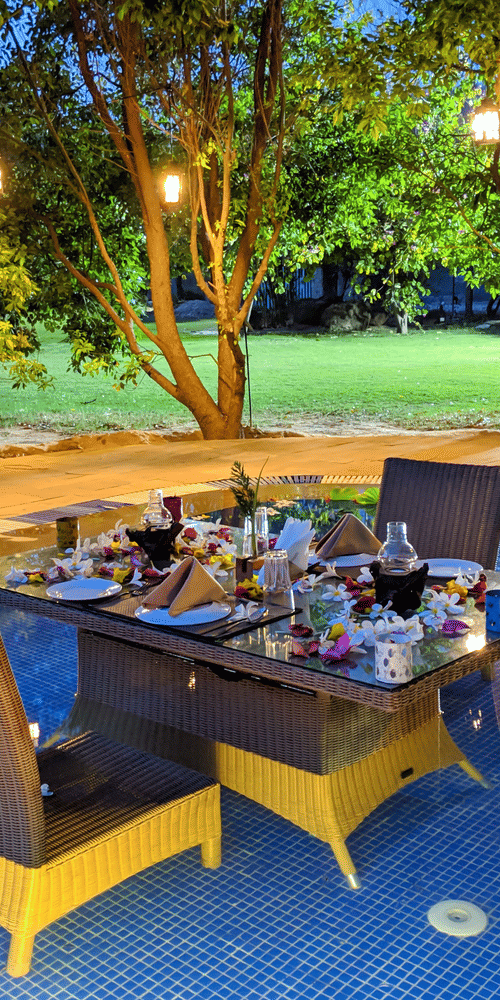 swimming pool for Water Dining- The Golden tusk