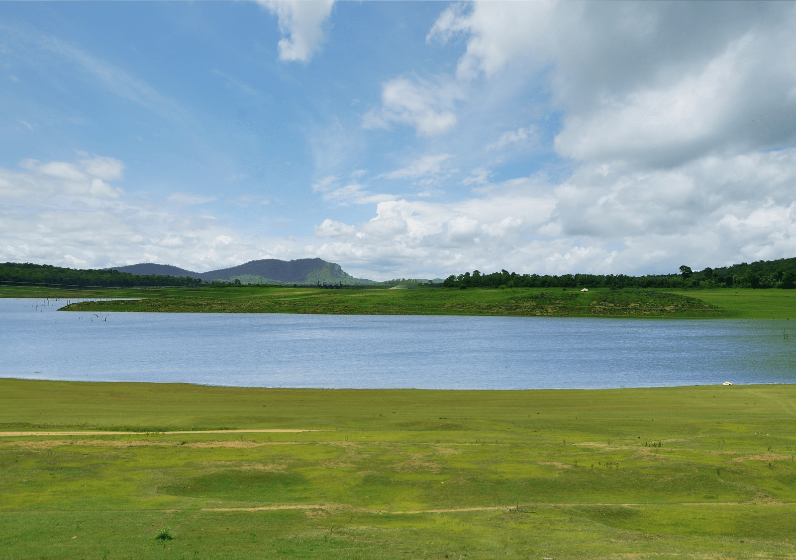 Backawater view from the resort