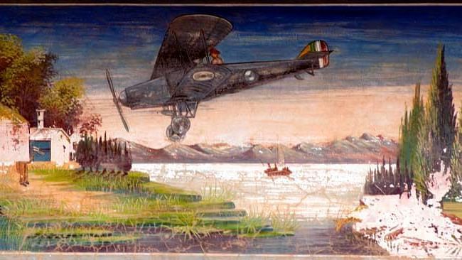 a painting at The Piramal Haveli - 20th Century, Shekhavati
