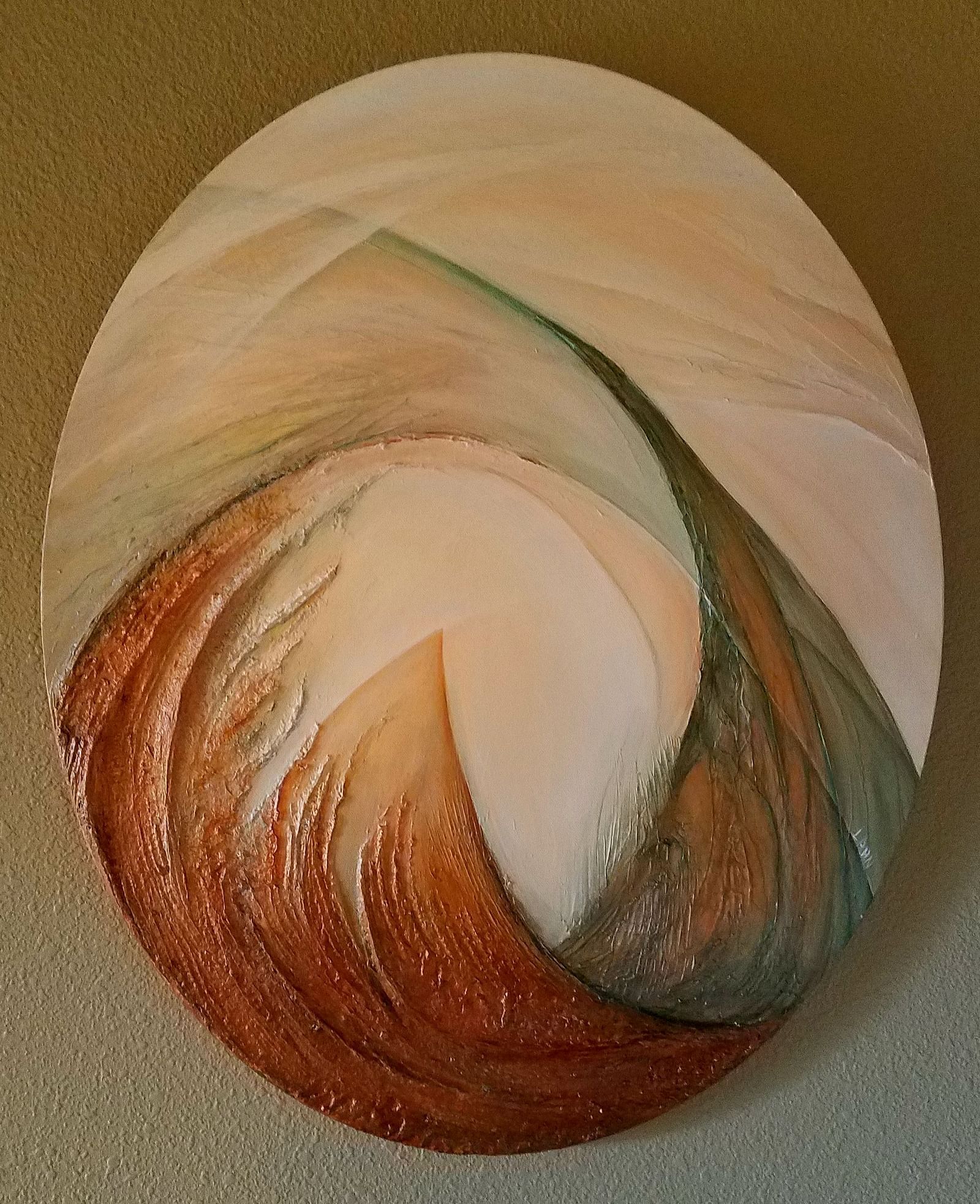 a painting made of acrylic on canvas by rachel lan - Brewery Gulch Inn & Spa