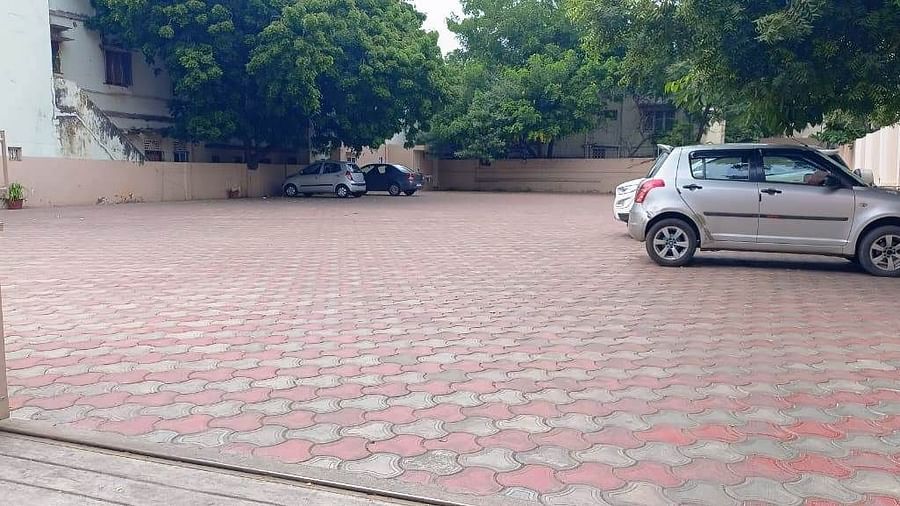 car park in 1