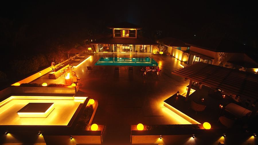 Patio at night 2 Golak Kumta