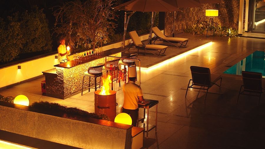 Patio dining Golak Kumta