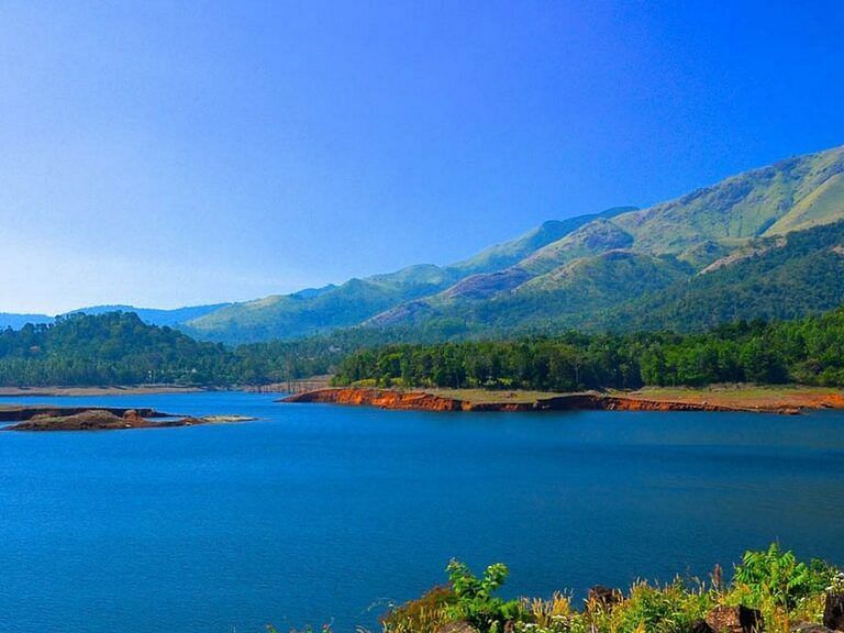 Beautiful view from Banasura-dam