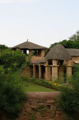 An image of the resort with lush greenery - MANVAR Resort & Desert Camp