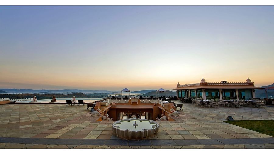 Infinity Swimming Pool Baradari Restaurant - 2