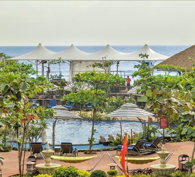 the swimming pool -Mayfair On Sea, Morjim, Goa