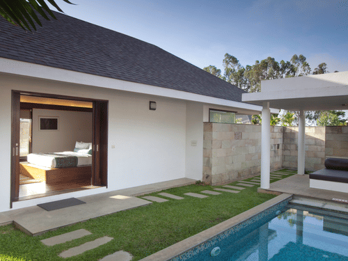 Backside view of Estate Villa with Private Pool in Chikmagalur - The Serai, Chikmagalur.