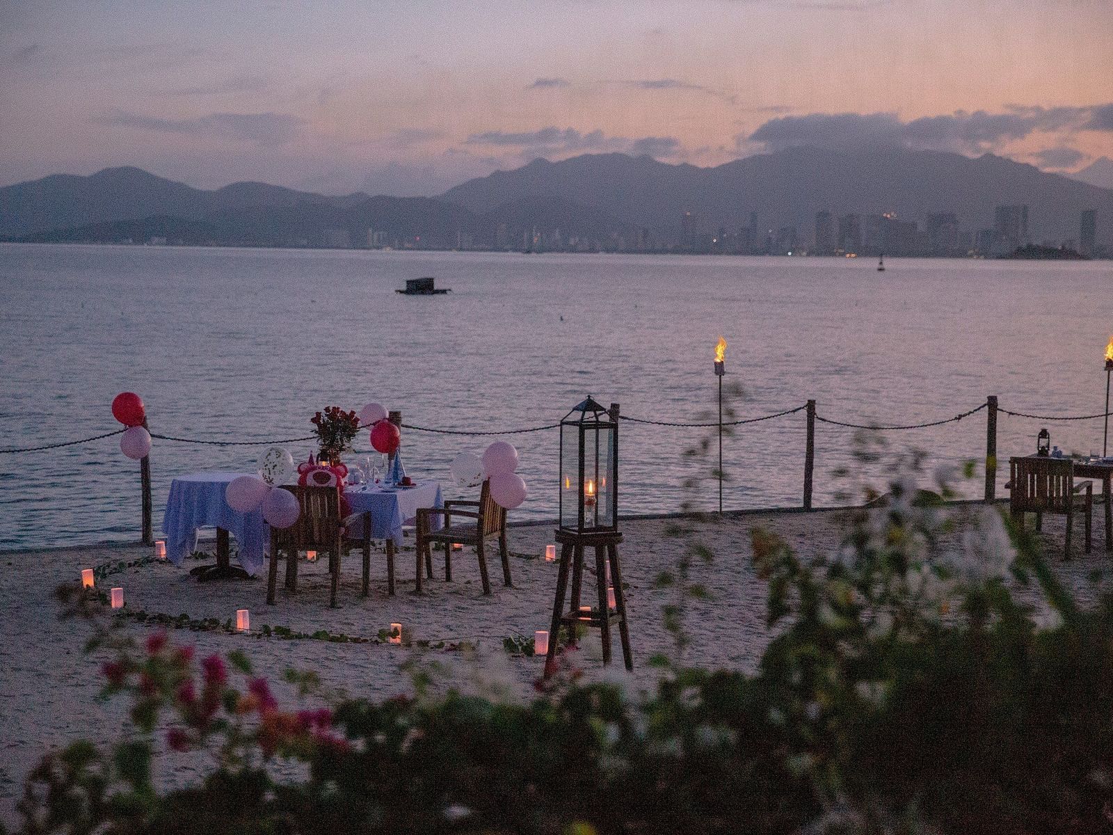 A sunset near the bay - Alibu Resort Nha Trang