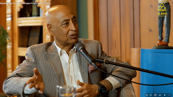 A YouTube video featuring the Founder-CEO of Karma Lakelands, Ashwani Khurana, in conversation with the host of the channel Ilahitravels. 