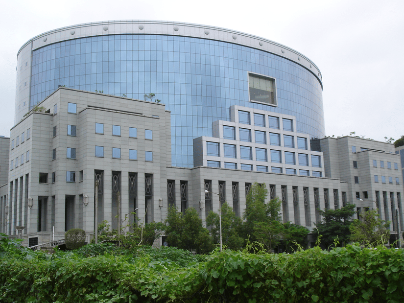 Facade shot of the BKC Kurla Complex in Mumbai.