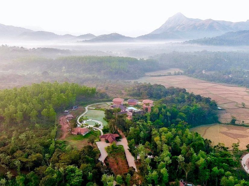 drone of village