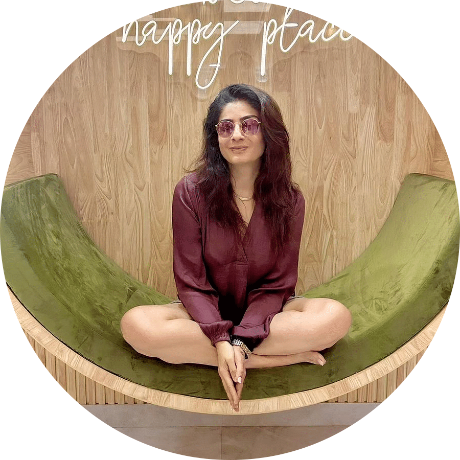 an indian celebrity raveena tandon posing for a picture - IOSIS Spa & Wellness