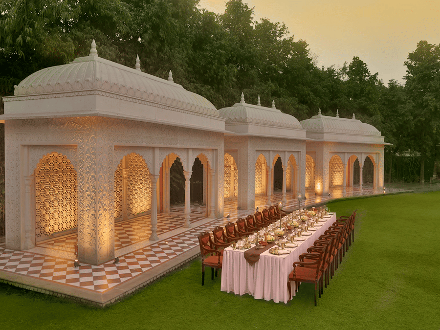 Heritage Village Resort Manesar resort courtyard for retreats